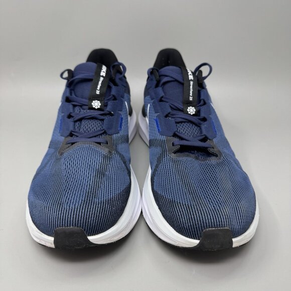 Nike Mens Air Zoom Structure 25 DJ7883-400 Blue Running Shoes Sneakers Size 14 - Picture 4 of 9